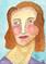 Art: Loretta's Yearbook Photo by Artist Dianne McGhee