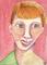 Art: Priscilla's Yearbook Photo by Artist Dianne McGhee