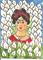 Art: Frida in a Field of Lilies by Artist Nancy Denommee   