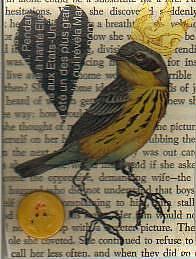 Art: King Sparrow by Artist Nancy Denommee   