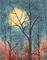 Art: Anne's Winter Moon by Artist Melanie Pruitt