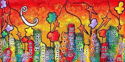 Art: Autumn in the City by Artist Juli Cady Ryan