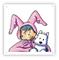 Art: Bunny & Bauble *** by Artist KiniArt