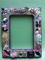 Art: Purple and Green mosaic jewelry frame (SOLD) by Artist Laura Winzeler