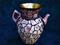 Art: Pink Pique Assiette Teapot Vase (SOLD) by Artist Laura Winzeler