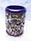 Art: Ballerina Iris Mosaic Wine Carafe (Available) by Artist Laura Winzeler