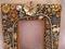 Art: Green & Amber Vintage Jewelry Frame/Mirror - SOLD by Artist Laura Winzeler