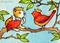 Art: King of the Tree ACEO - Available by Artist Carmen Medlin