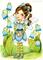 Art: Little Bluebells - Available by Artist Carmen Medlin