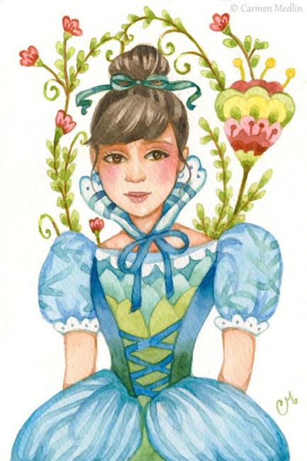 Art: Garden Gown - Available by Artist Carmen Medlin
