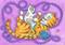 Art: KITTEN'S PLAY by Artist Susan Brack