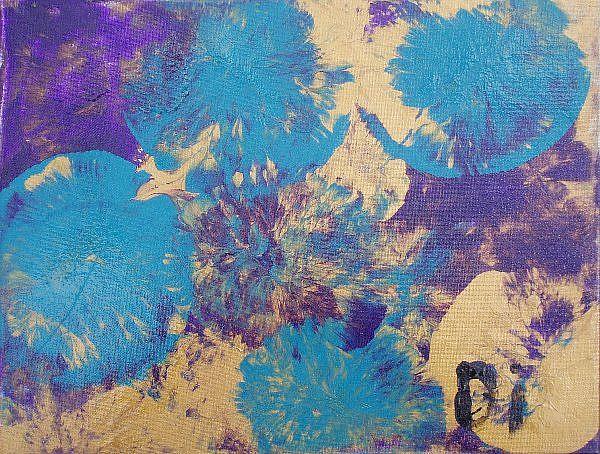 Art: Explosion  by Artist Di  Wendy Peel