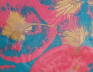 Detail Image for art Pink leaves    SOLD