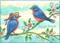 Art: BLUEBIRDS OF HAPPINESS by Artist Susan Brack