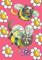Art: BUMBLECAT Sample MOTIFF PINK DAISIES by Artist Susan Brack