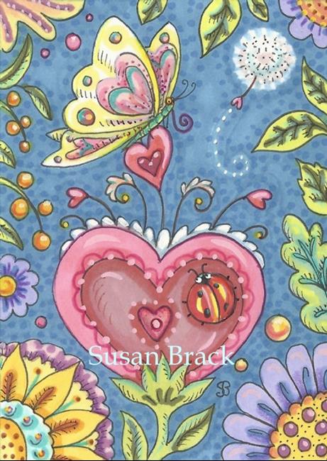 Art: OF HEARTS AND WHIMSY by Artist Susan Brack