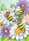 Art: BUMBLECAT BUZZ by Artist Susan Brack