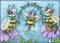Art: Bumblecats - JUMP ROPE VINE by Artist Susan Brack