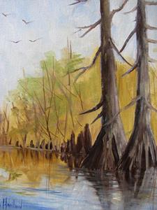 Detail Image for art Ken's Cypress Trees