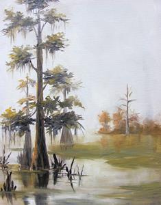 Detail Image for art Caddo Lake  Cypress