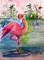 Art: Pink Flamingo by Artist Delilah Smith