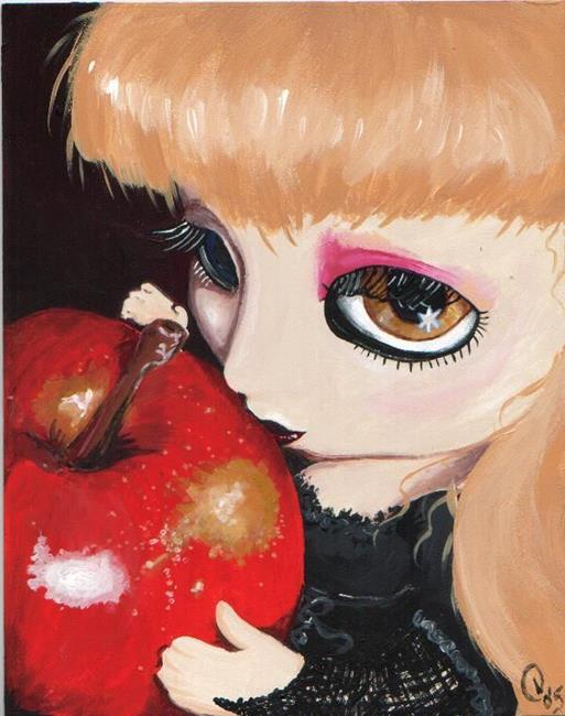 Art: A Poison Aplle by Artist Noelle Hunt