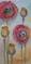 Art: Tall Pink Poppies by Artist Delilah Smith