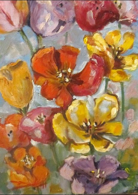 Art: Tulips 2 by Artist Delilah Smith