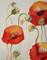 Art: Swing Time Poppies-SOLD by Artist Delilah Smith