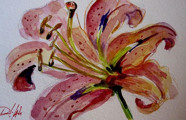 Art: Pink Lilly by Artist Delilah Smith