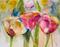 Art: Tulips-SOLD by Artist Delilah Smith