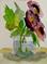Art: Still Life Purple Flowers by Artist Delilah Smith