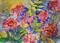 Art: Pink Hydrangeas by Artist Delilah Smith