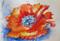 Art: Flaming Poppy by Artist Delilah Smith