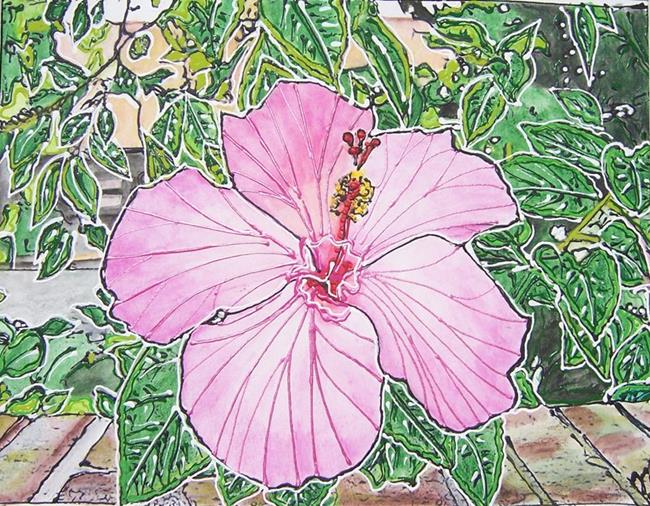 Art: Single Hibiscus by Artist