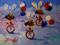 Art: Biker Bees on Parade by Artist Delilah Smith