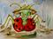 Art: Lady Bug in Hat-SOLD by Artist Delilah Smith