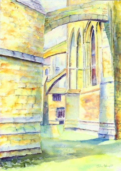 Art: Chapter House, Lincoln Cathedral 2 by Artist John Wright