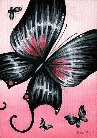 Art: Fluttering By by Artist Elaina Wagner