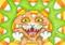 Art: CANDY CORN CRAZY by Artist Susan Brack