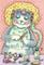 Art: CAT PURRRFECTION by Artist Susan Brack