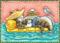 Art: Day At The Beach Series - ALWAYS A COOL CAT by Artist Susan Brack