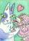 Art: HISS N' FITZ GLAD TO SEE YA by Artist Susan Brack