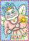 Art: FAIRY GODMOTHER Cat by Artist Susan Brack
