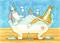 Art: Hiss N' Fitz - LIFE IS GOOD by Artist Susan Brack