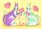 Art: HISS N FITZ VALENTINE MAKER by Artist Susan Brack