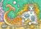 Art: Hiss N' Fitz - PURRS OF A MERCAT by Artist Susan Brack