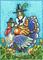 Art: HISS N' FITZ HOME FOR THANKSGIVING by Artist Susan Brack