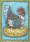 Art: CURLY HEN by Artist Susan Brack