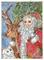 Art: SANTA CLAUS AND FRIENDS ( SOLD ) by Artist Theodora Demetriades 